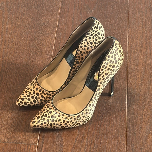 Michael Kors Animal Print Brown/Black Heels Size 40/10
