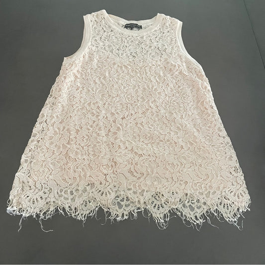 Generation Love Pink Lace Sleeveless Top Size Medium