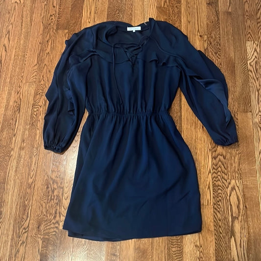Mika & Gali Woman’s Navy Blue Long Sleeve Dress Size Medium