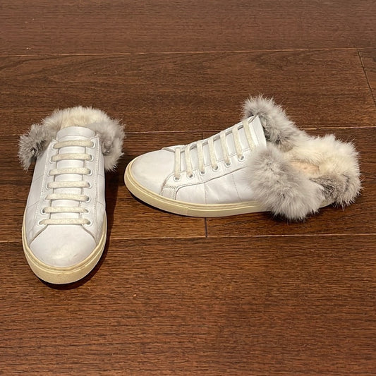 IRO Women’s Basfur Fur Mule Sneakers Size 38 / 7