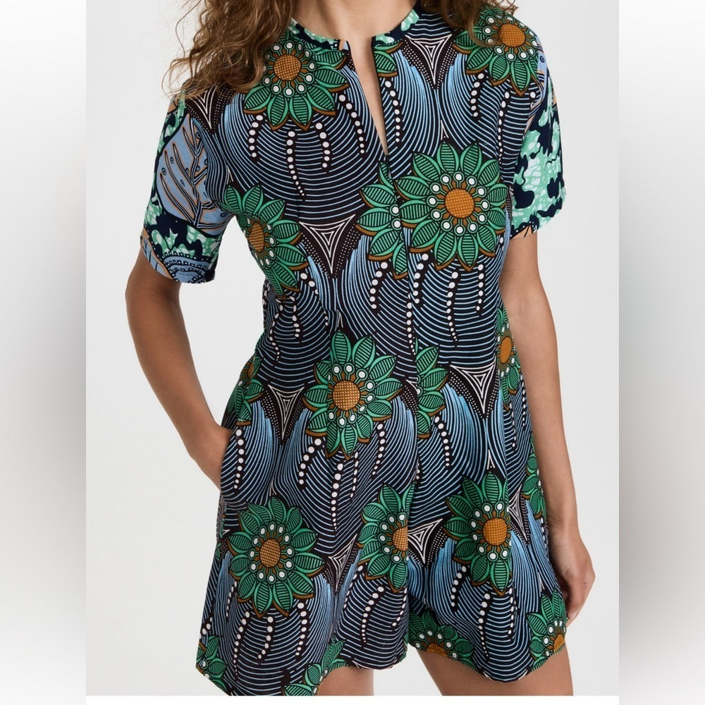 Mangishi Doll Women’s Printed Romper Size US 2