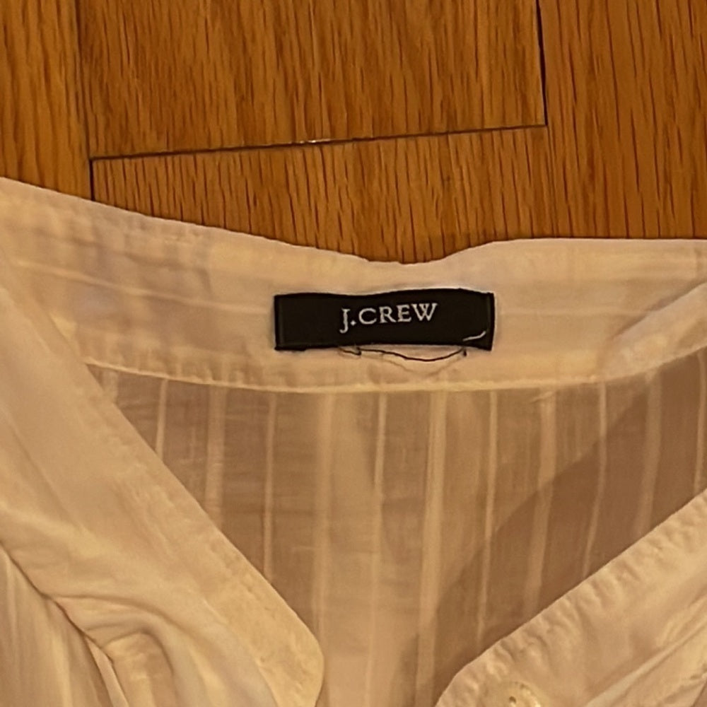 J. Crew Women’s Long Sleeve White Button Down