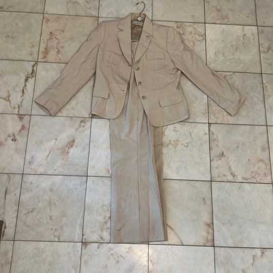 Tahari Women’s Tan pants suit, size 10