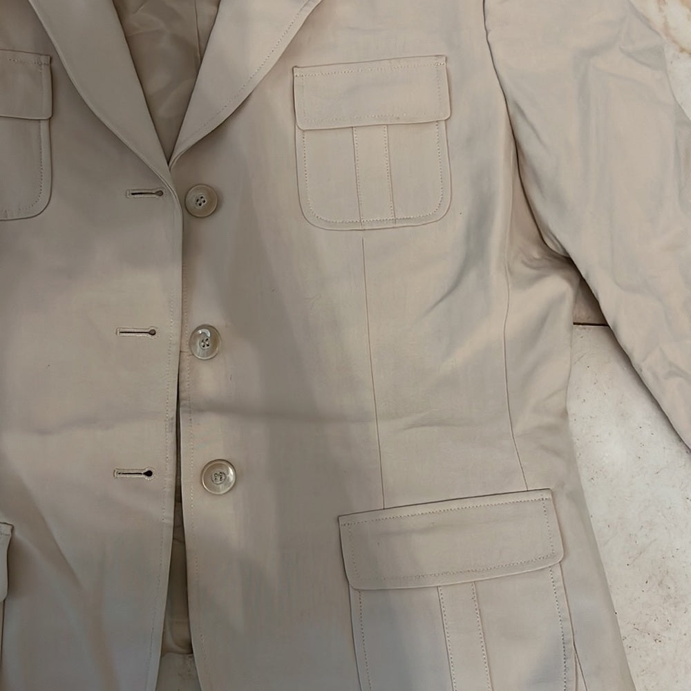 Tahari Women’s Tan pants suit, size 10