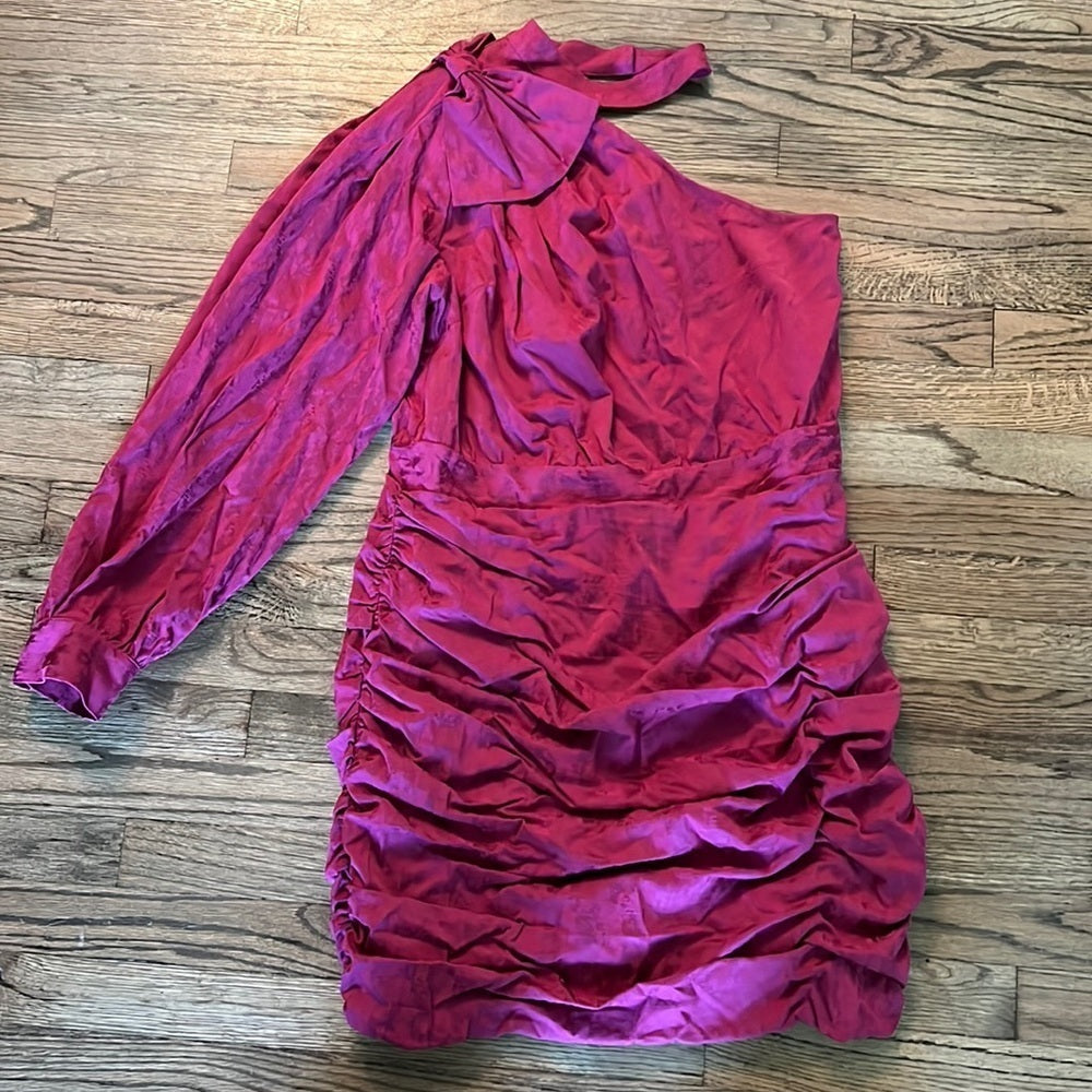 NWT Bebe one shoulder dress size 18