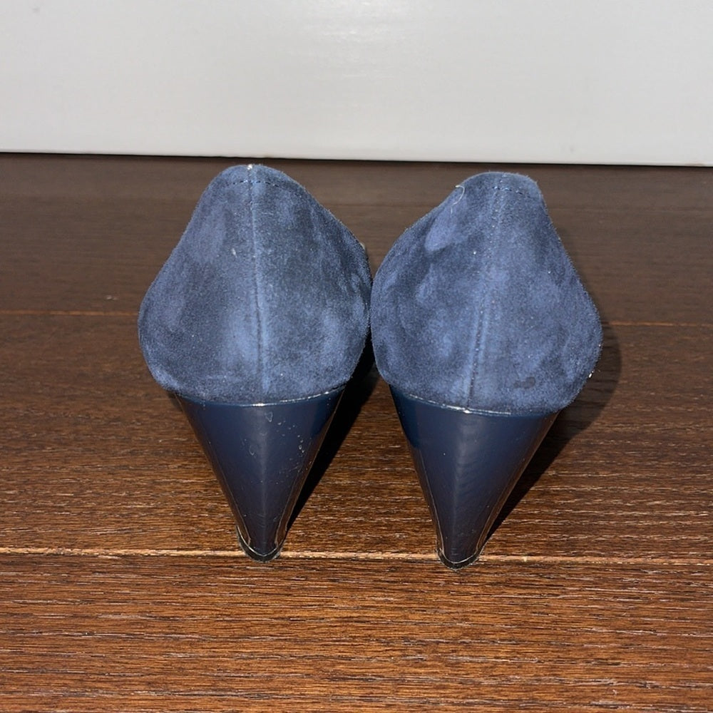 Kate Spade Women’s Navy Suede Wedges Size 9