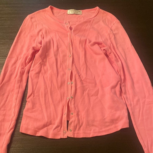 Juicy Couture Women’s Pink Medium Button Down Long Sleeve
