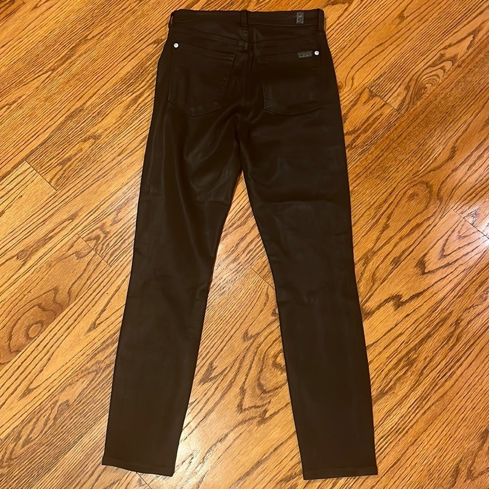 7 For All Mankind Woman’s High Waist Ankle Skinny Spandex Jeans Size 27