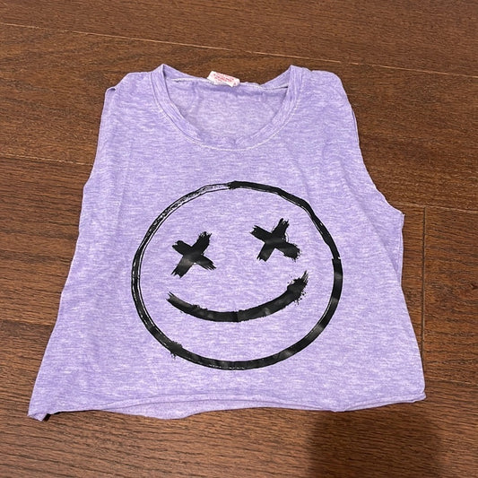 Girls Purple Tank Top Size Large