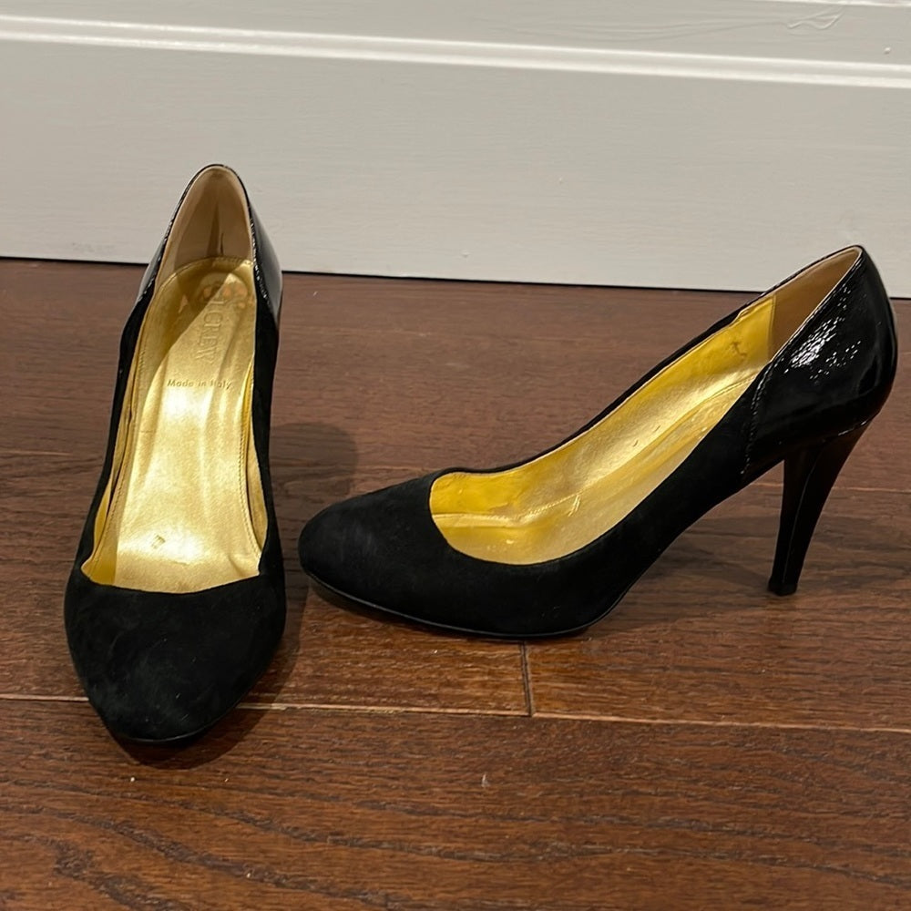 J. Crew Women’s Black Suede Pumps Size 8.5