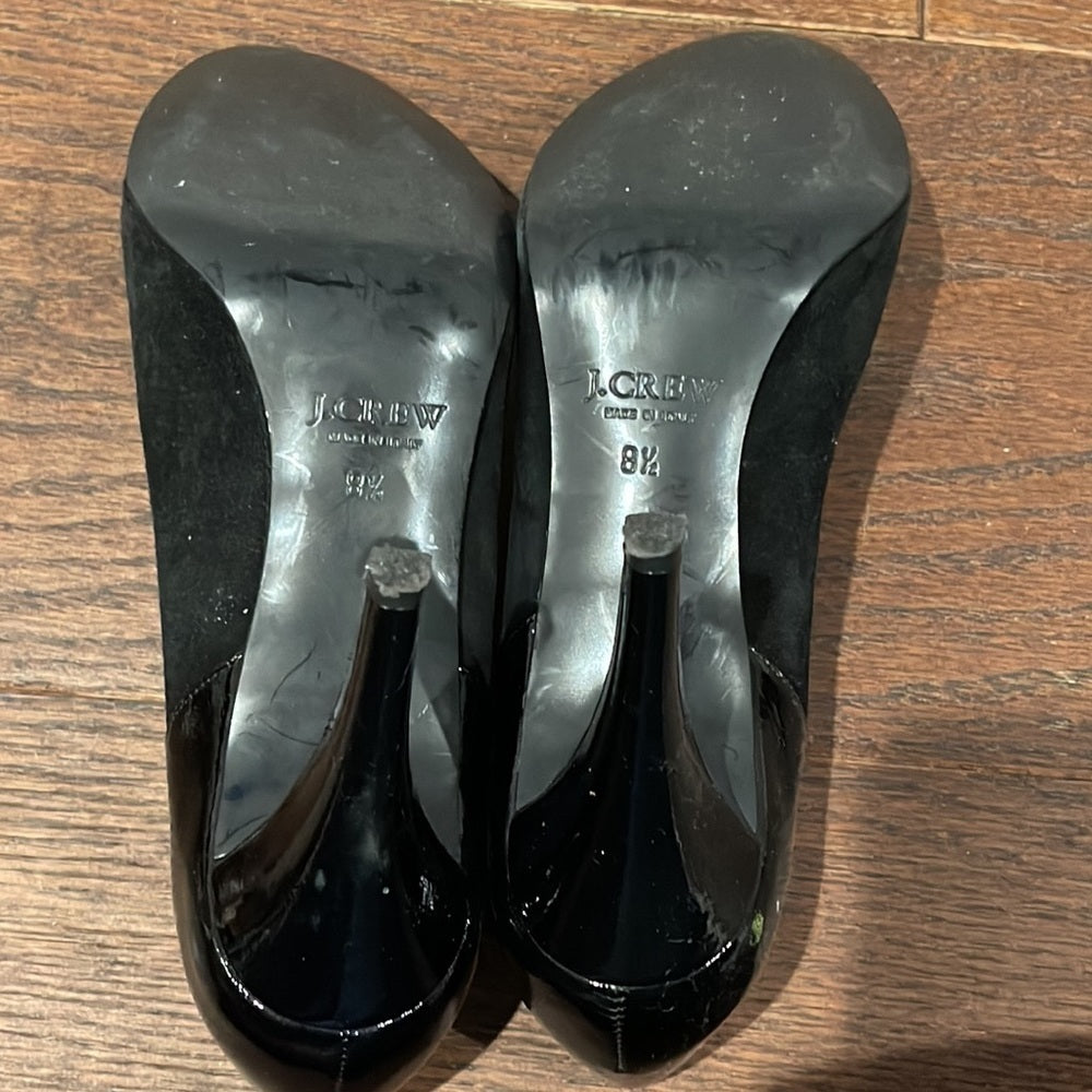 J. Crew Women’s Black Suede Pumps Size 8.5