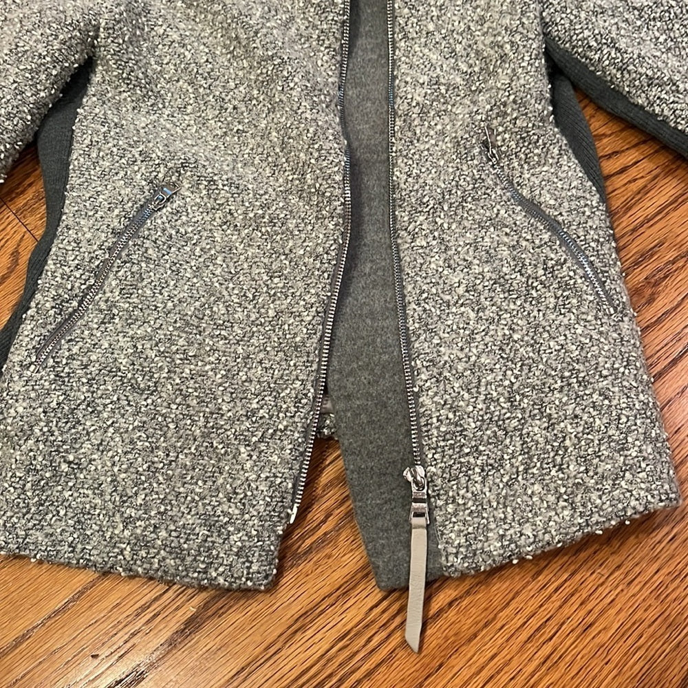 Rebecca Taylor Woman’s Grey Sweater Jacket Size 4