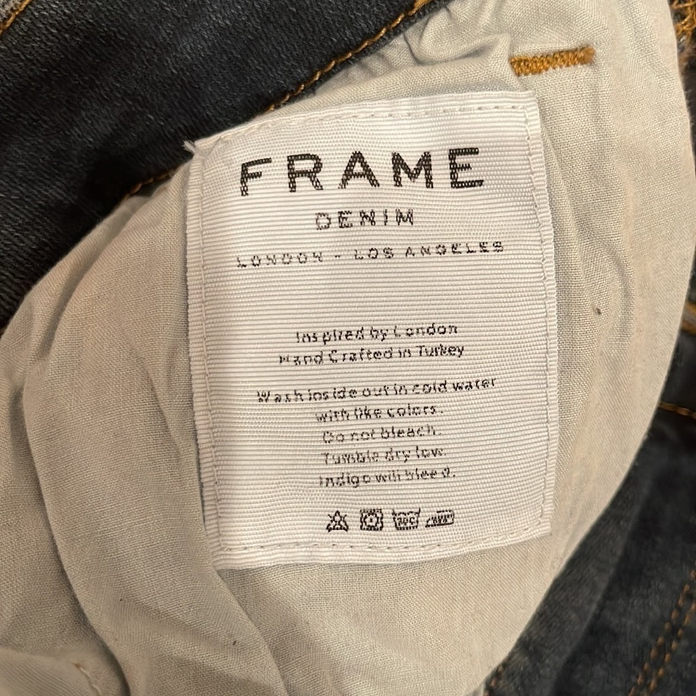 Women’s Frame Denim Mini Boot Blue Jeans Size 28