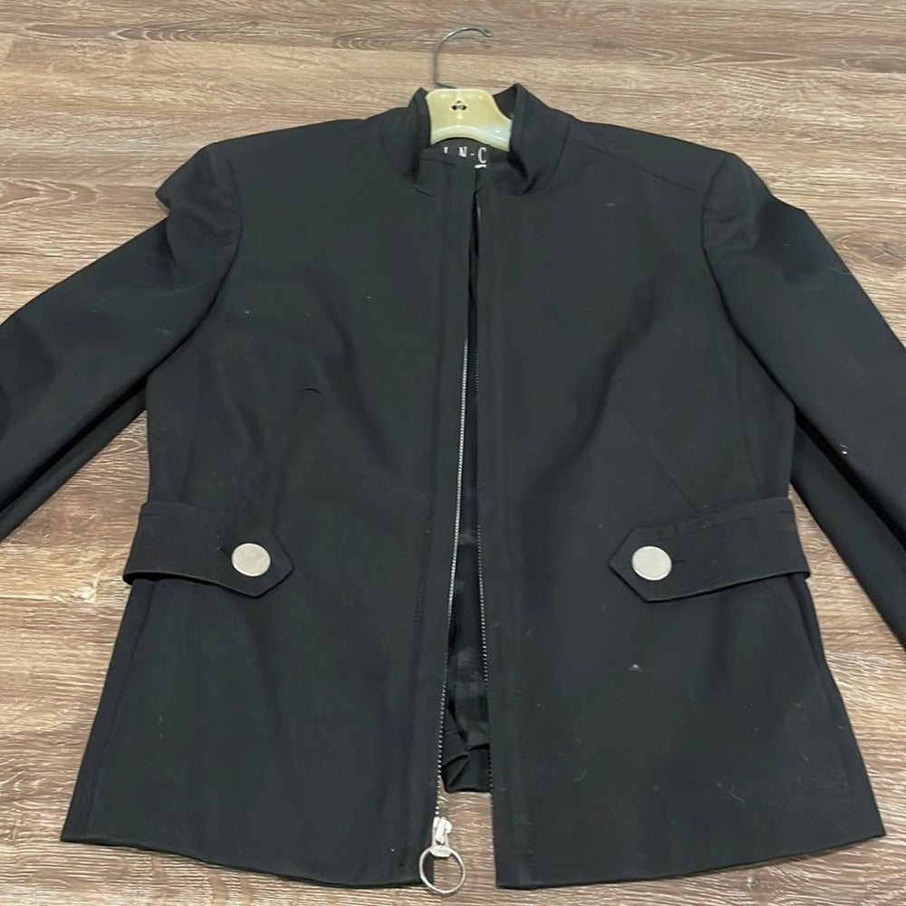 Inc Women’s Black Zip-Up Jacket - 4