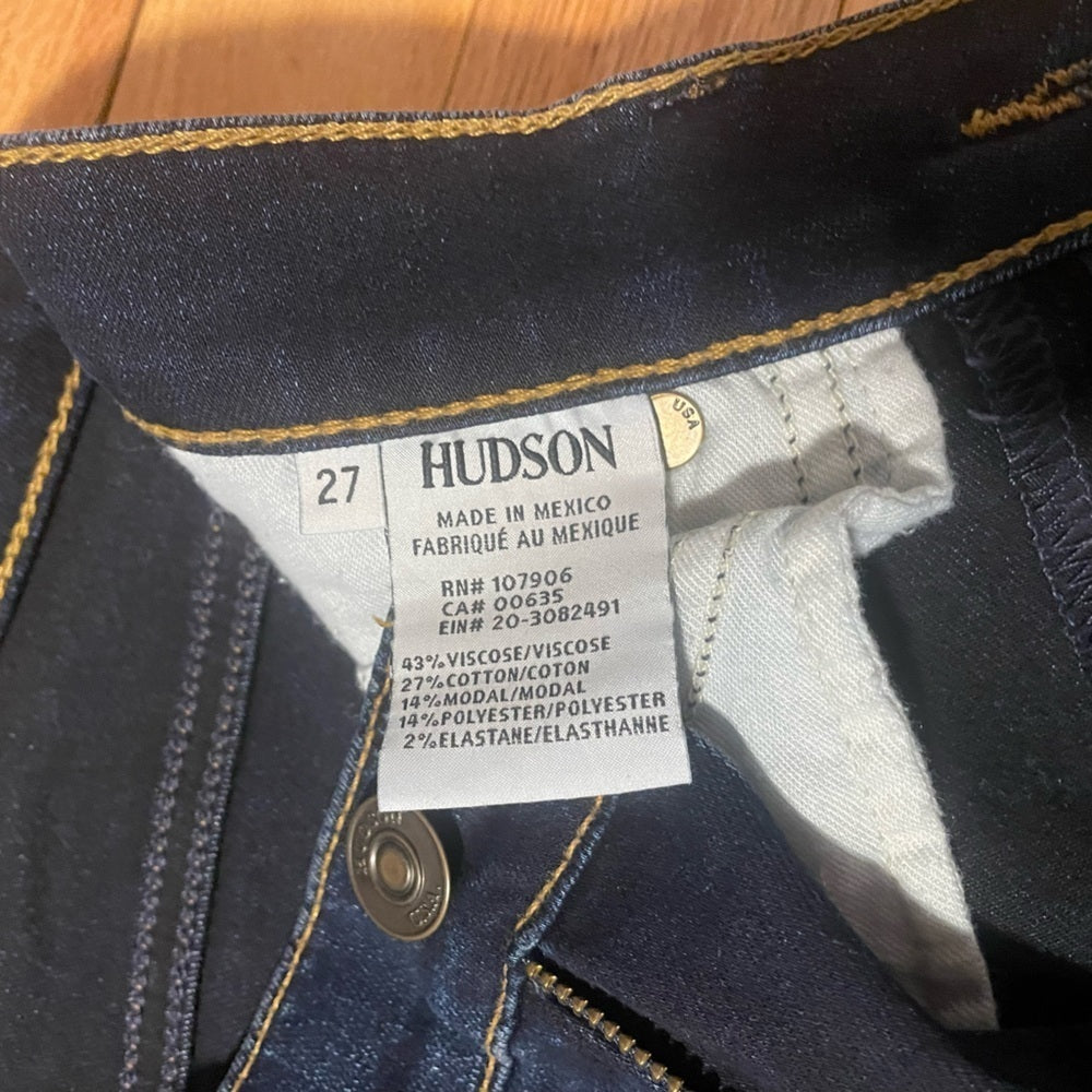 Hudson Dark Blue Jeans Size 27