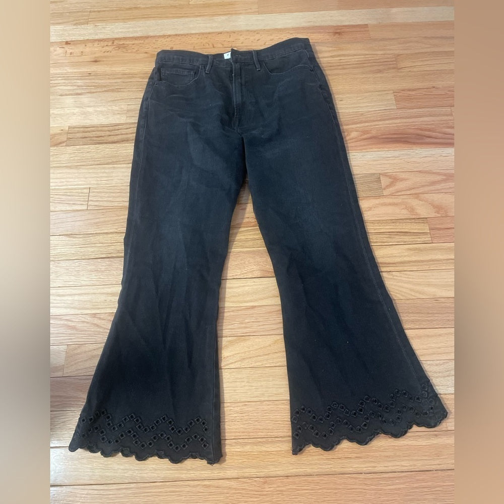 Frame Black Flare Jeans Size 29