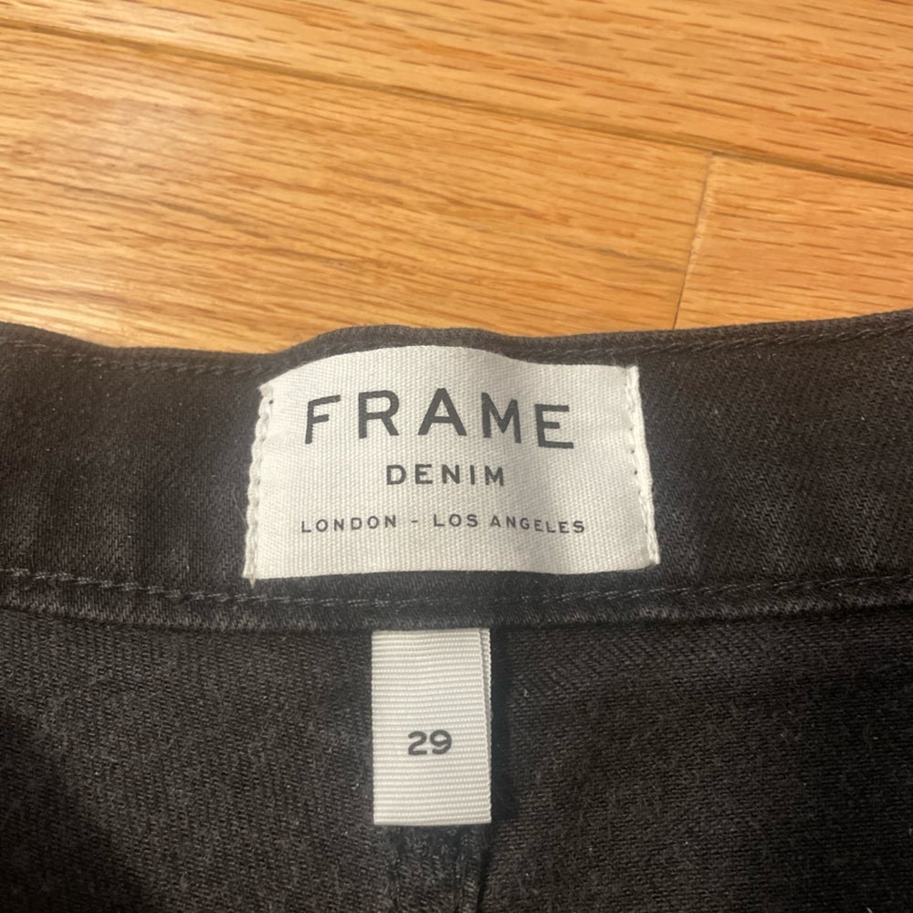 Frame Black Flare Jeans Size 29