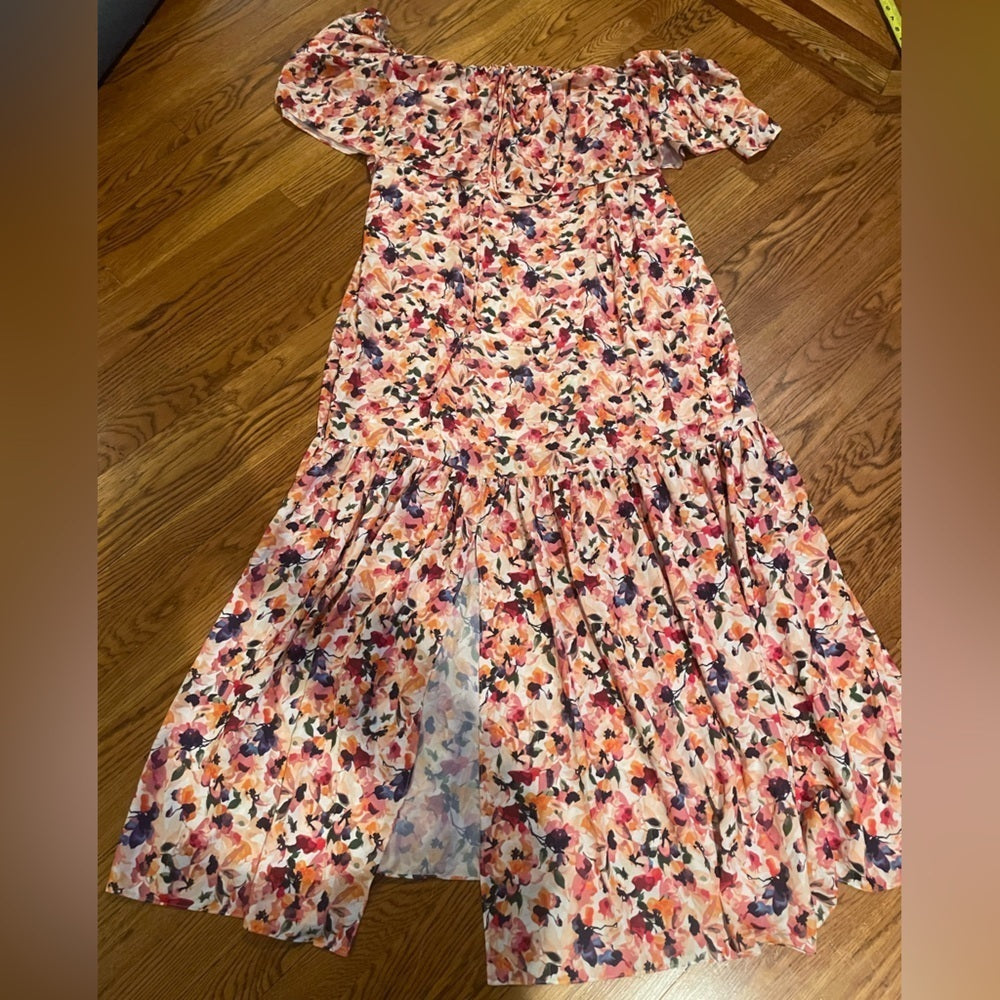 CATHERINE Maladrino Multicolored Maxi Dress Size Xl