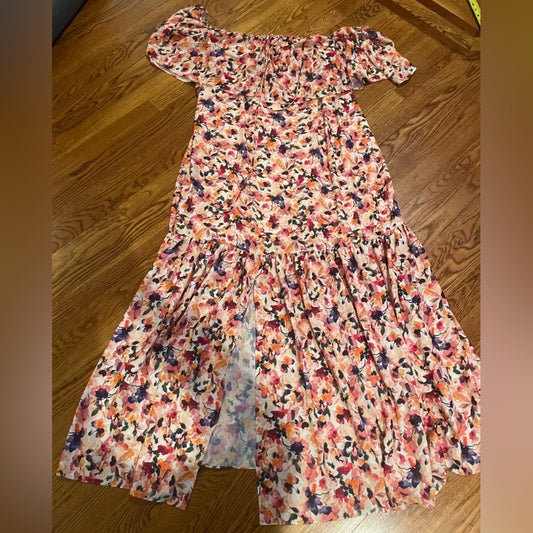 CATHERINE Maladrino Multicolored Maxi Dress Size Xl