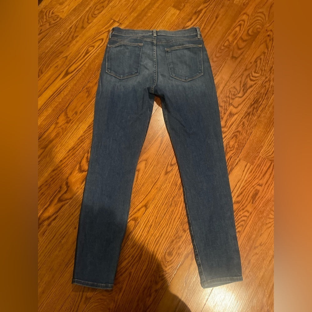 FRAME Denim Blue Jeans with Stripe Size 30