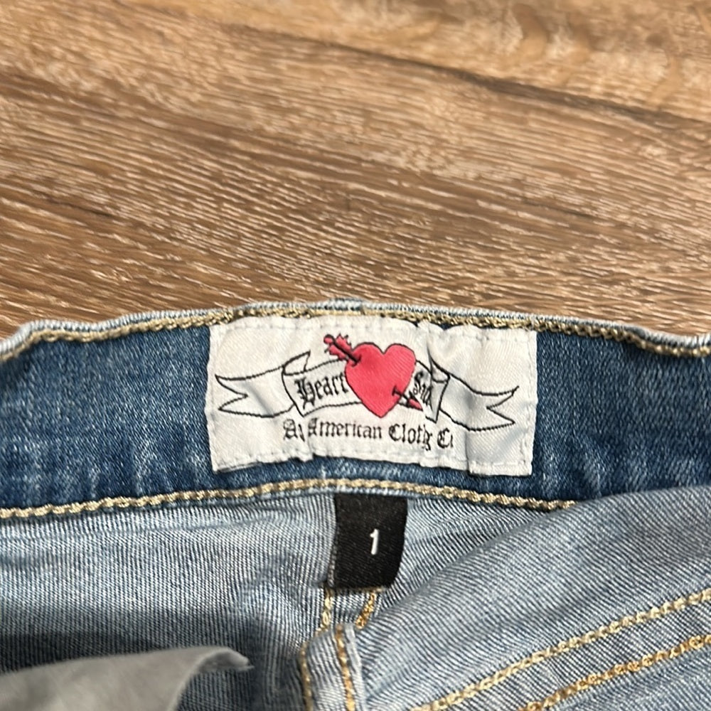 Heart & Soul Girl’s Jean Shorts - Size 1