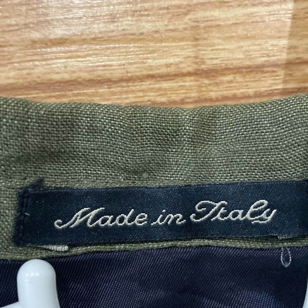 Cantarelli Men’s Green Linen Sport Jacket