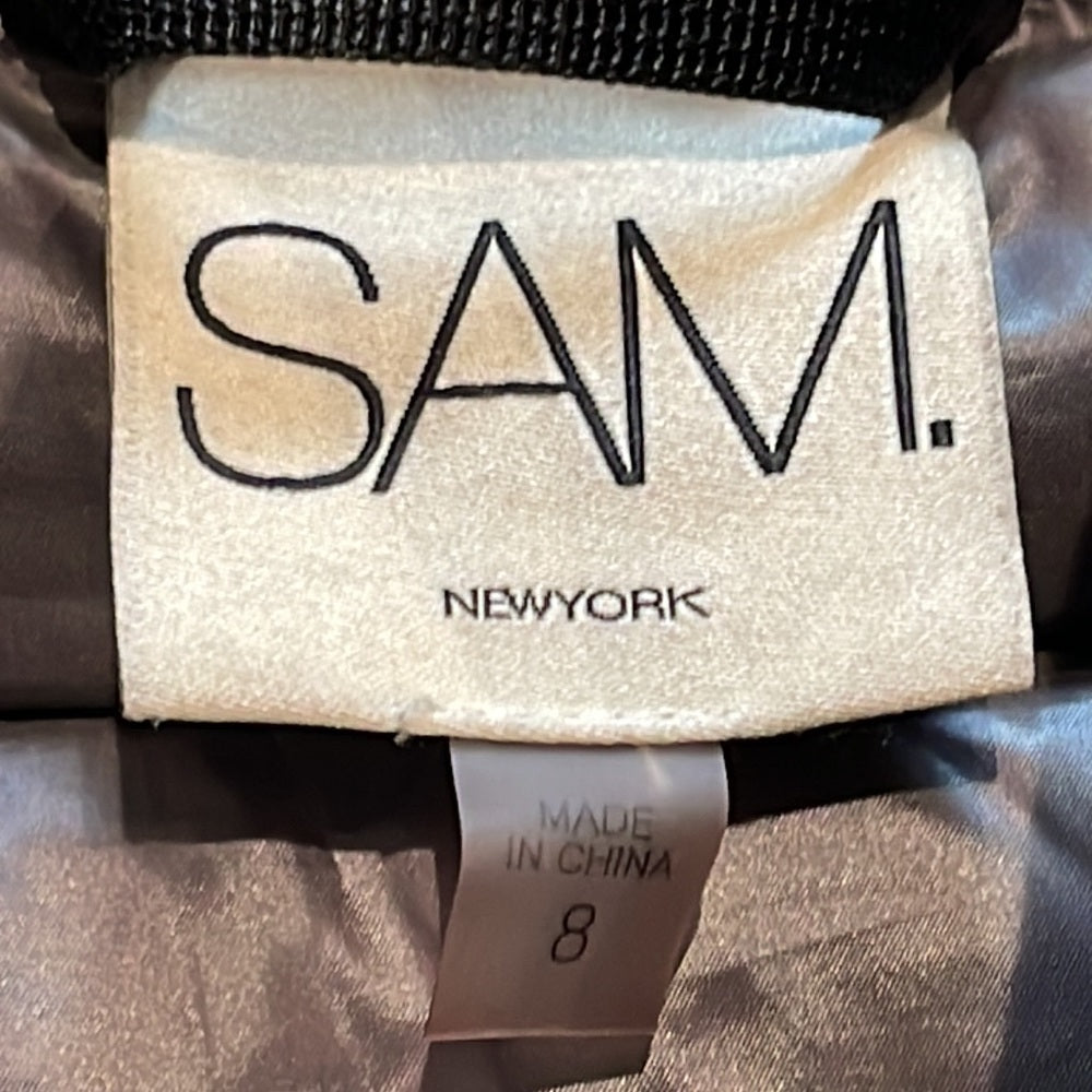 SAM Girls Grey Puffer Jacket Size 8