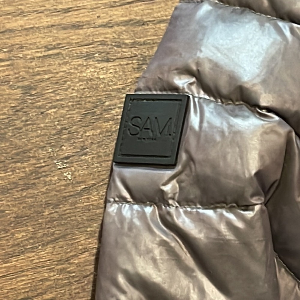 SAM Girls Grey Puffer Jacket Size 8
