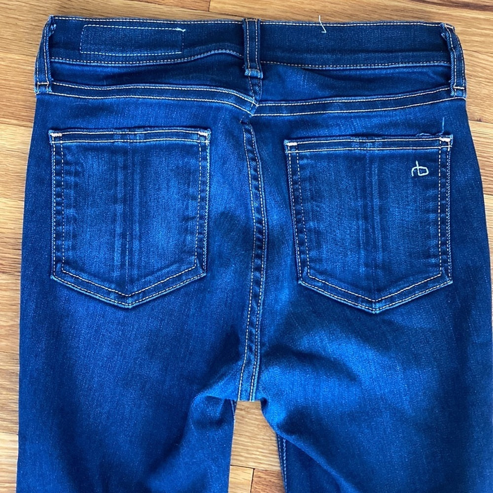 Rag & Bone Women’s Blue High Rise Skinny Jeans Size 24