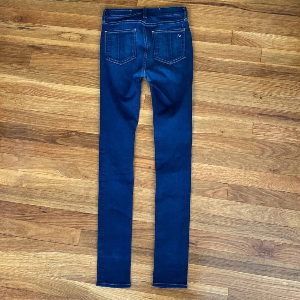 Rag & Bone Women’s Blue High Rise Skinny Jeans Size 24