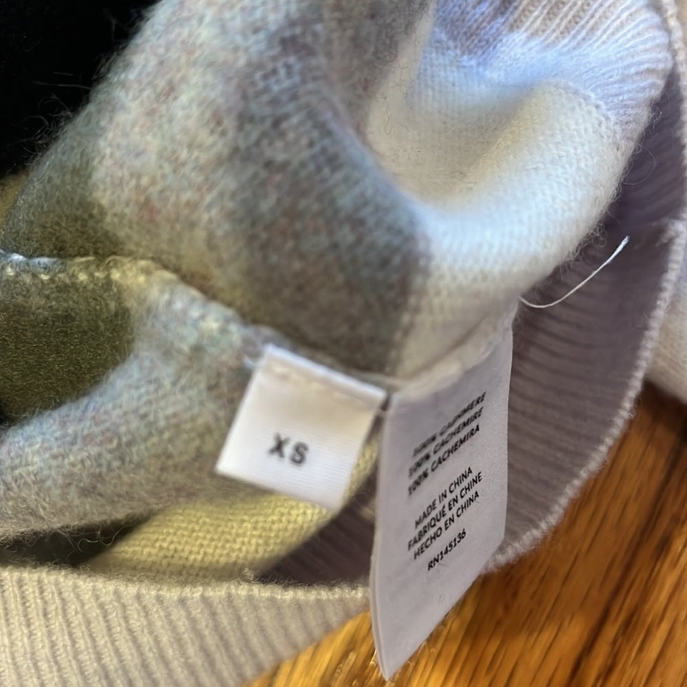Naadam Woman’s Cashmere Striped Sweater Size XS