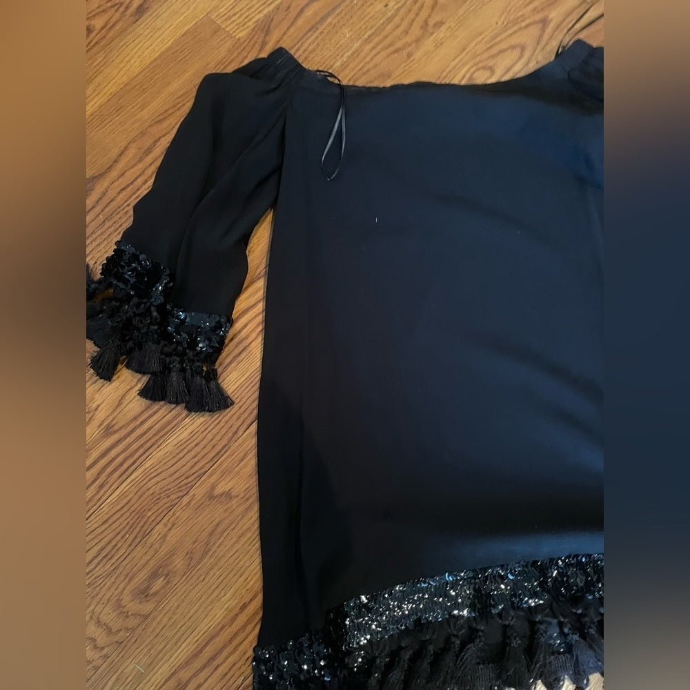 Mestiza Black Off the Shoulder Dress Size XS