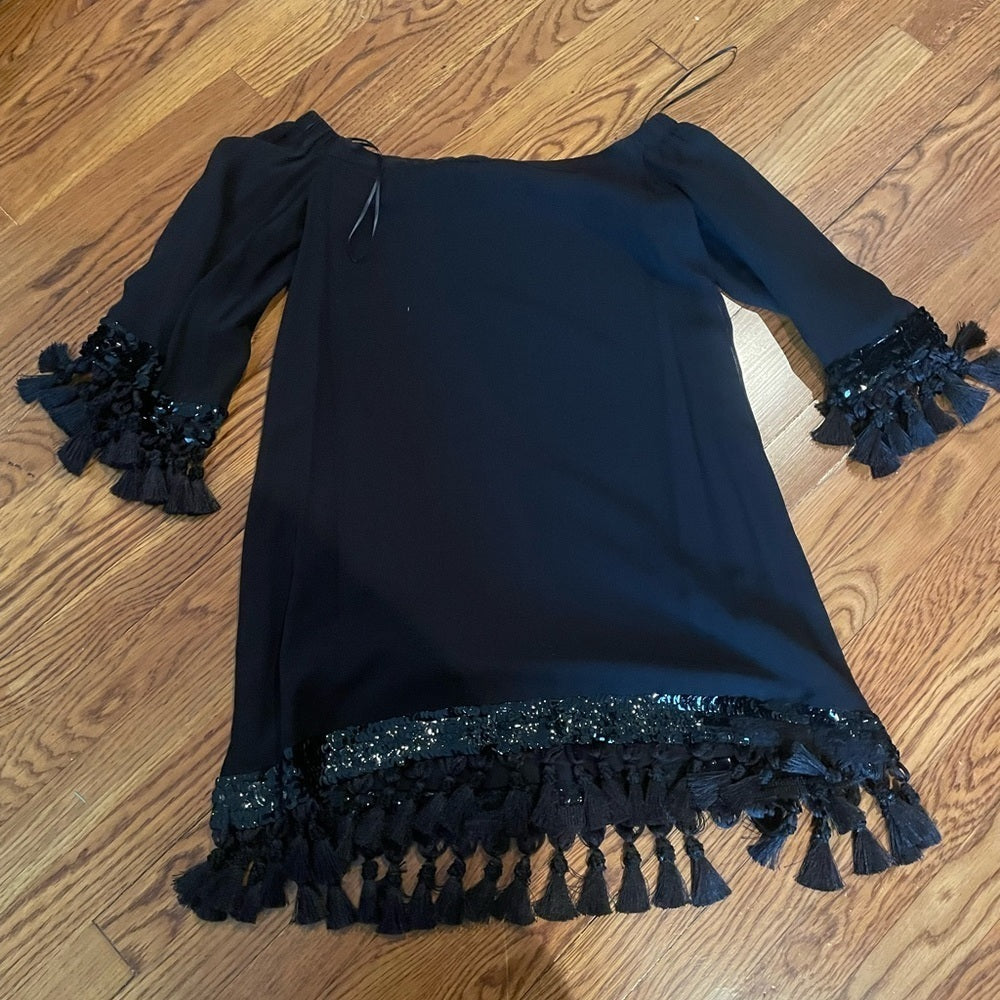 Mestiza Black Off the Shoulder Dress Size XS