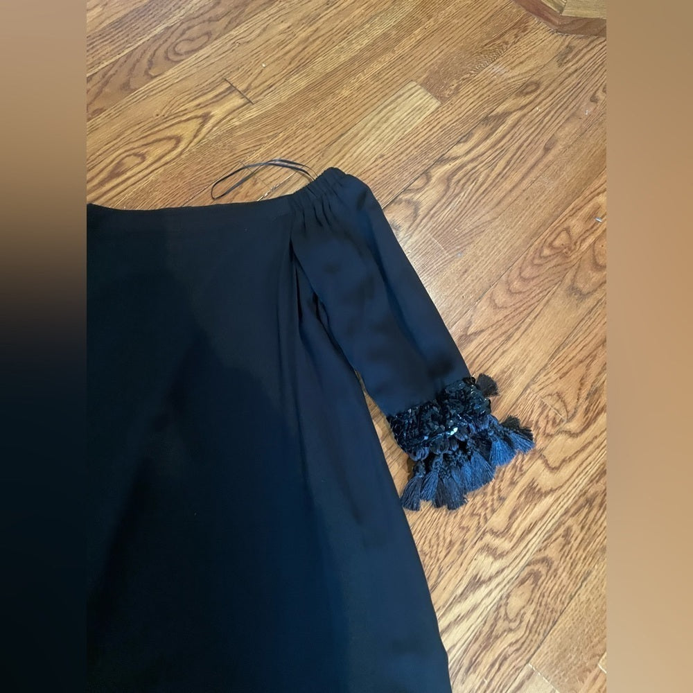 Mestiza Black Off the Shoulder Dress Size XS