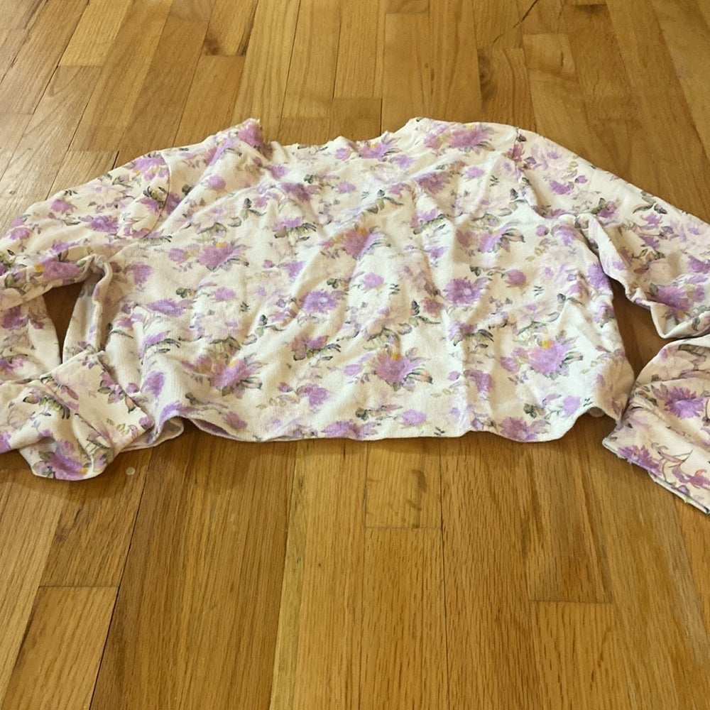 Women’s LoveShackFancy top. Cream with design. Size S