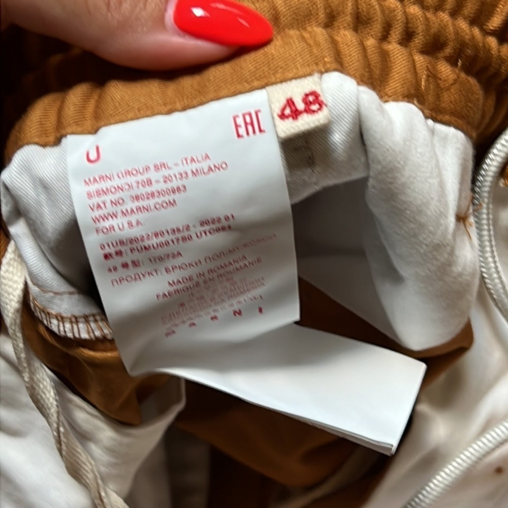 Marni Men’s Brown Pants Size 48EU / 38 US