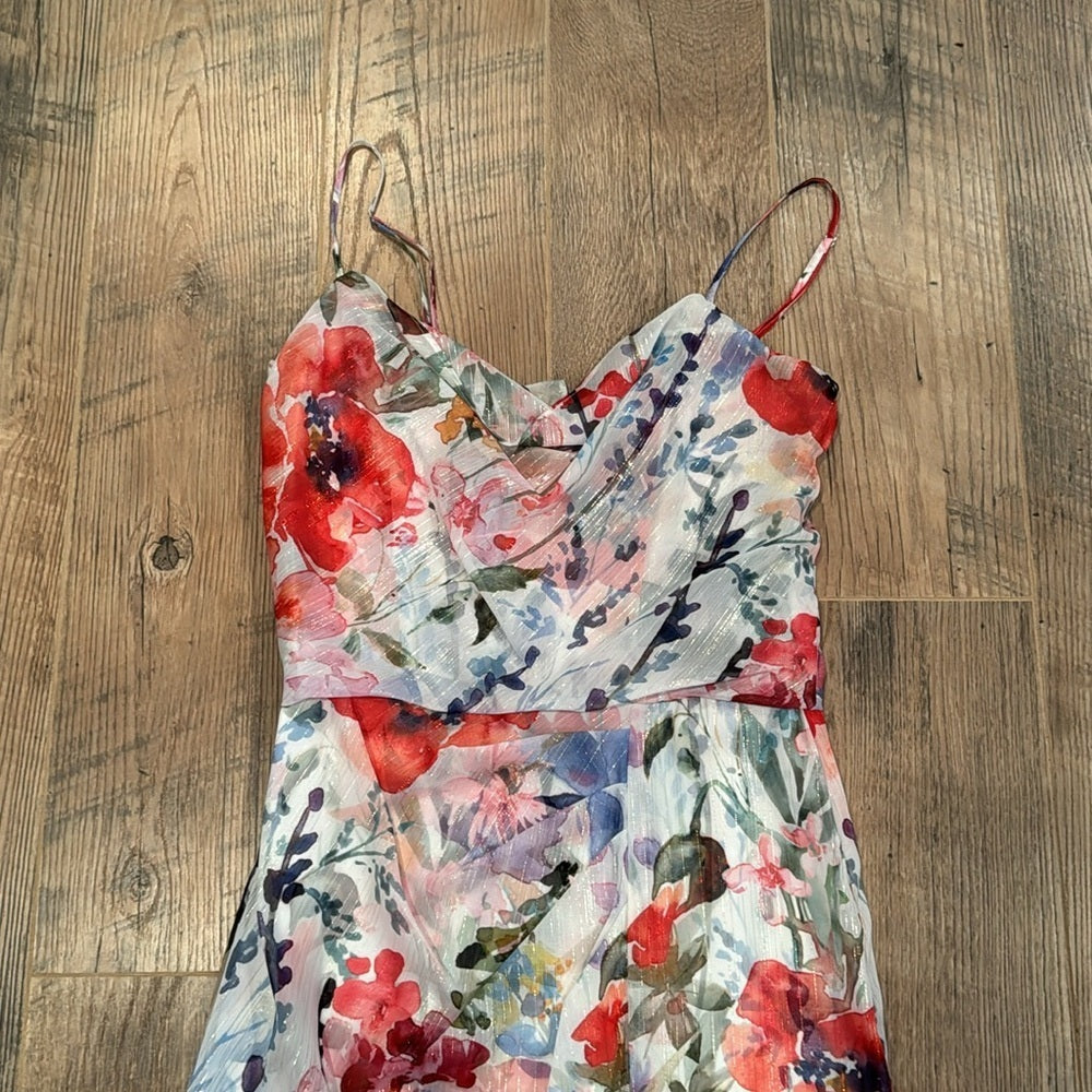 Parker Black Woman’s Floral Dress Size 6