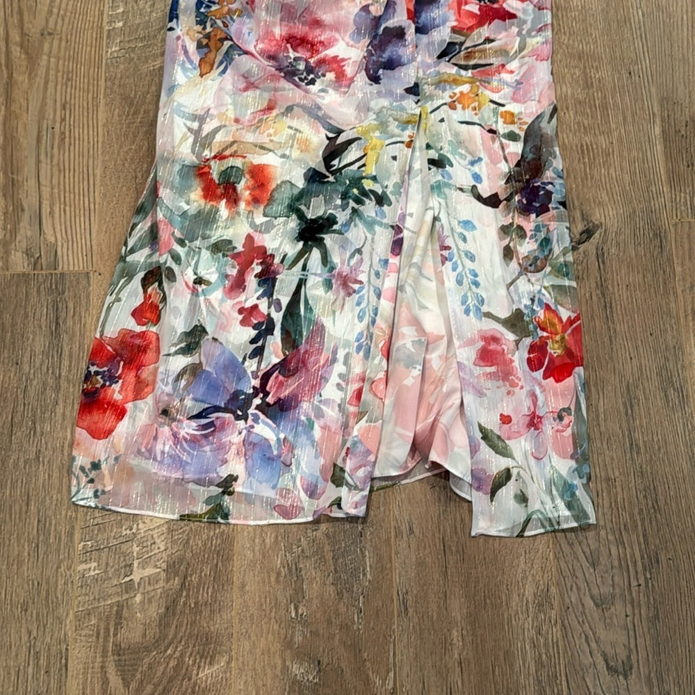 Parker Black Woman’s Floral Dress Size 6