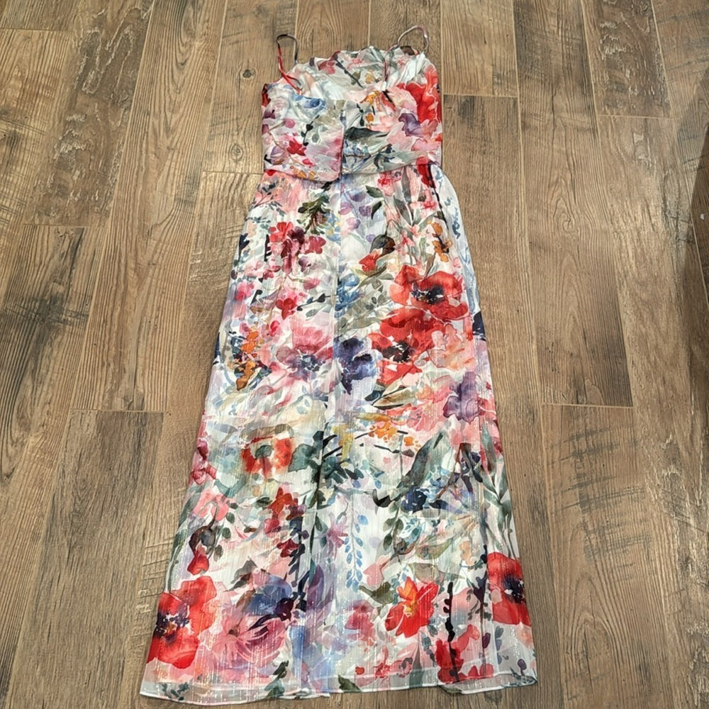 Parker Black Woman’s Floral Dress Size 6