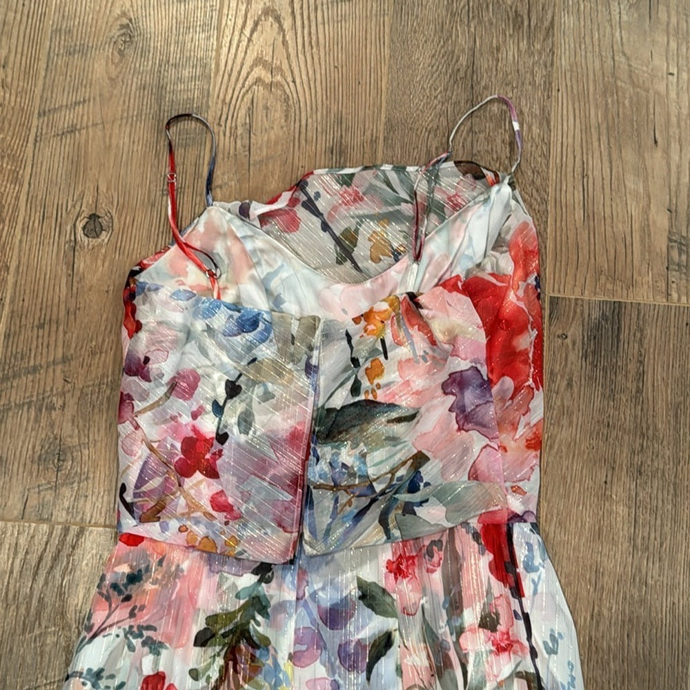 Parker Black Woman’s Floral Dress Size 6