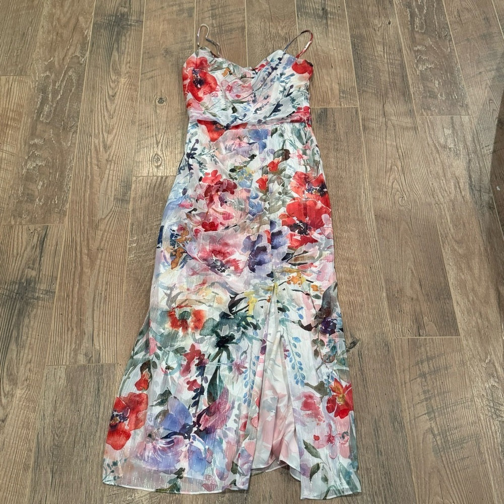 Parker Black Woman’s Floral Dress Size 6