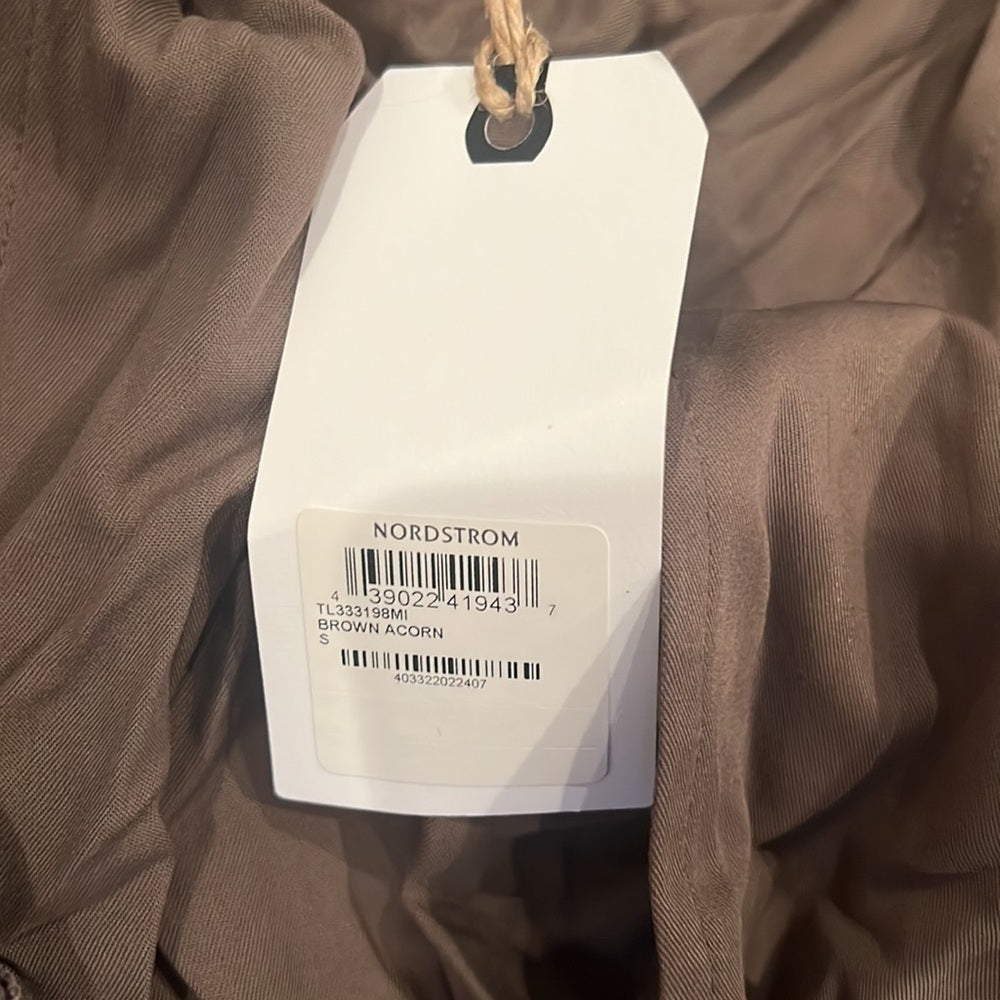 NWT Leith Woman’s Dark Green Sleeveless Cardigan Size Small