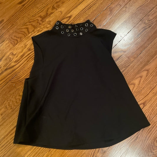 Forever 21 Sleeveless Black Blouse Size Large