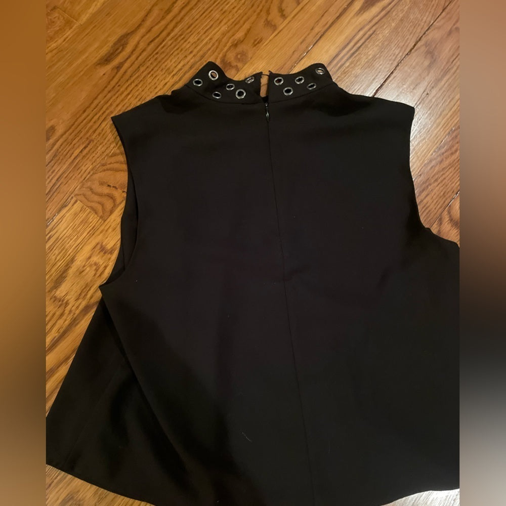 Forever 21 Sleeveless Black Blouse Size Large