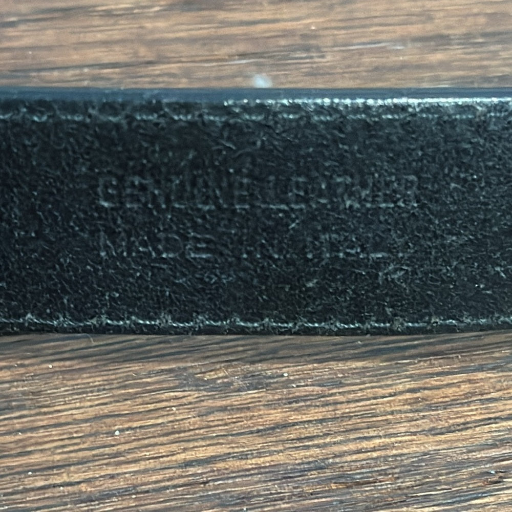 Fendi Women’s Black Leather Belt Size 42