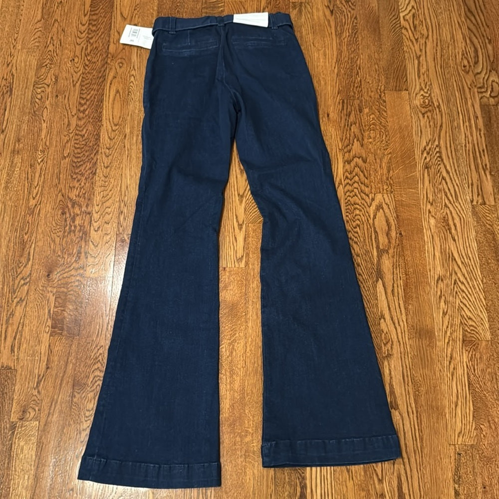 NWT Frame Women's Le High-Rise Flare Leg Belted Jeans Size 25