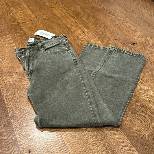 NWT Citizens of Humanity Women’s Jolene High Rise Straight Jeans Green Size 26