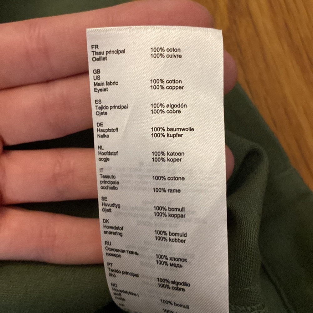 Maje Women’s Green Cotton Mini Dress Size 40