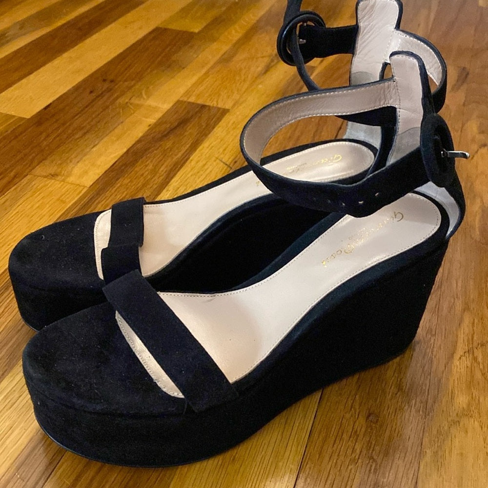 Gianvito Rossi Women’s Black Platform Sandals Size 37