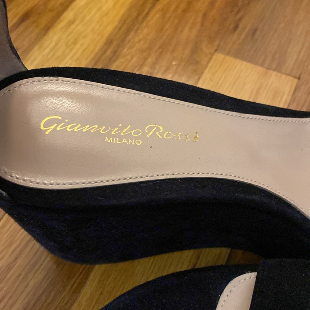 Gianvito Rossi Women’s Black Platform Sandals Size 37